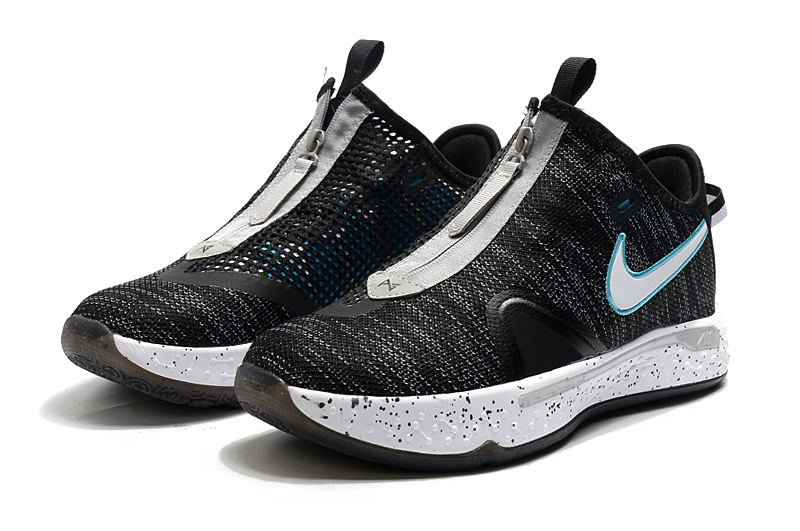 2020 Nike Paul George IV Crabon Grey White Jade - Click Image to Close